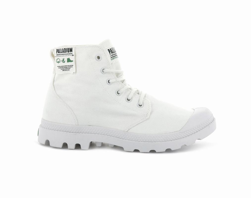 Palladium Pampa Hi Organic Damen Stiefel Weiß ||148629-ZRM||